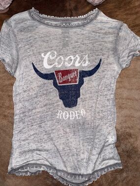 Buckle Gray Coors Rodeo Graphic Short Sleeve Tee